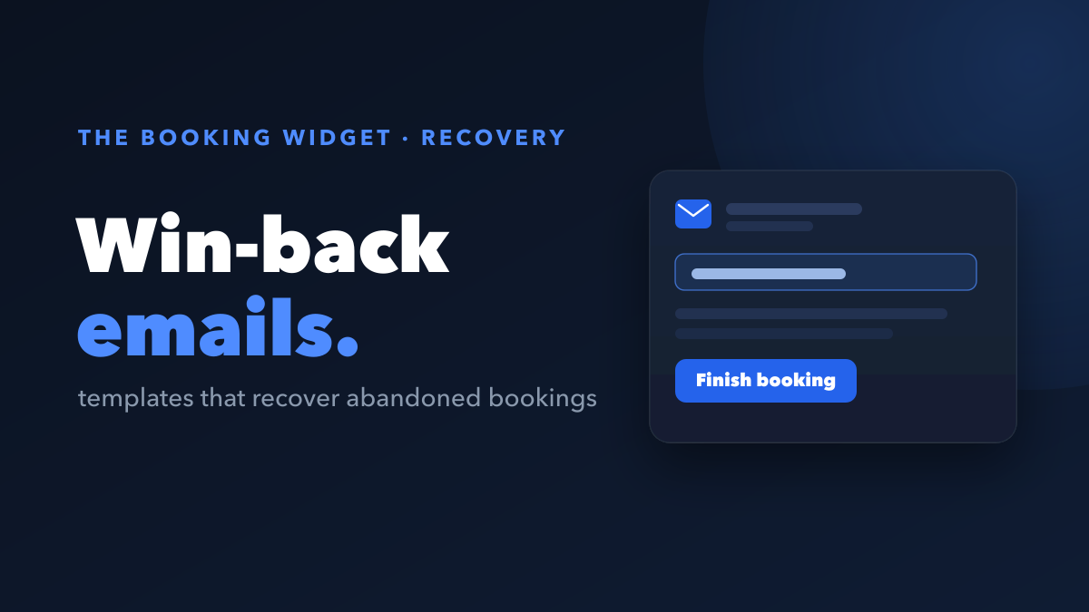 5 Abandoned Booking Email Templates That Recover Reservations