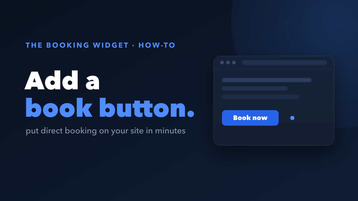 How to Add a Direct Booking Button to Your Website (Step by Step)