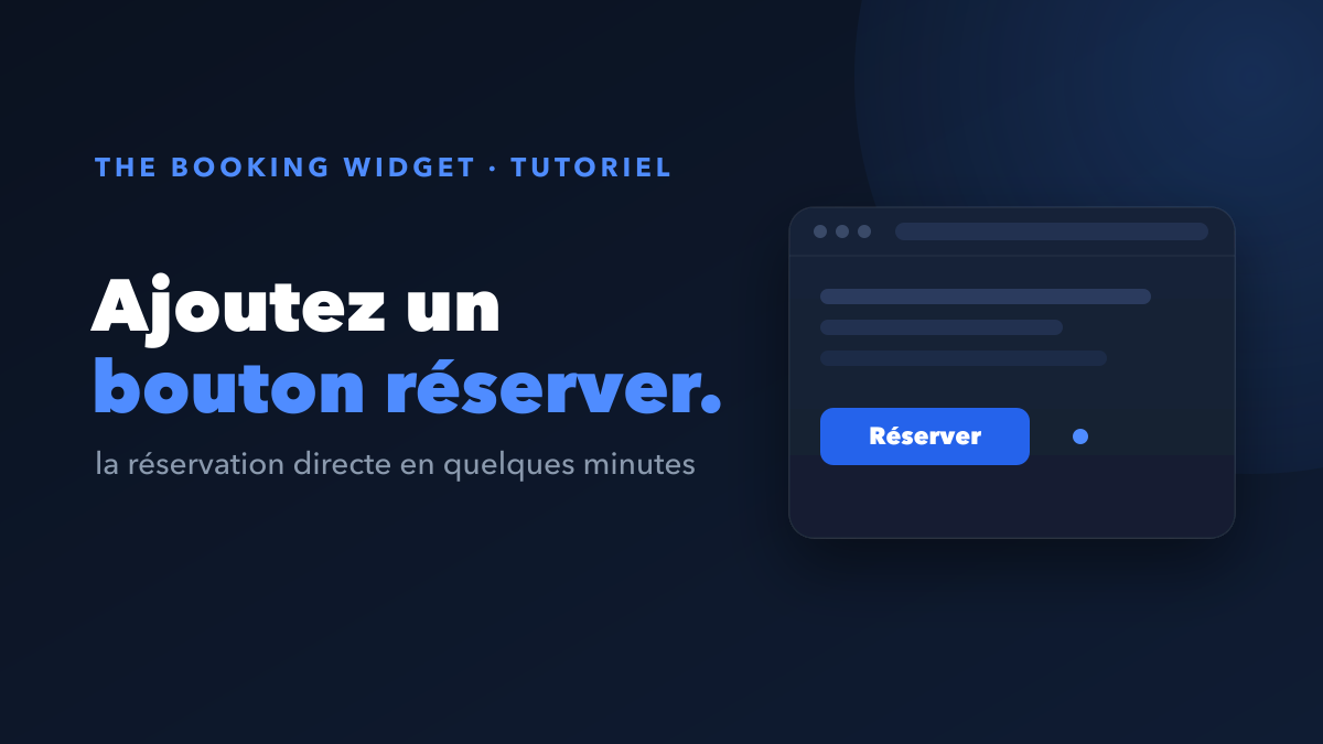 Comment ajouter un bouton de réservation directe à votre site (étape par étape)