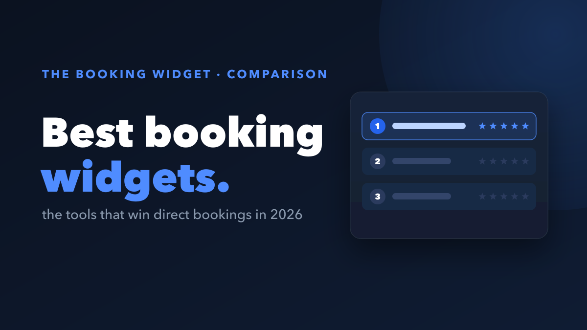 The Best Direct Booking Widgets for Short-Term Rentals (2026)