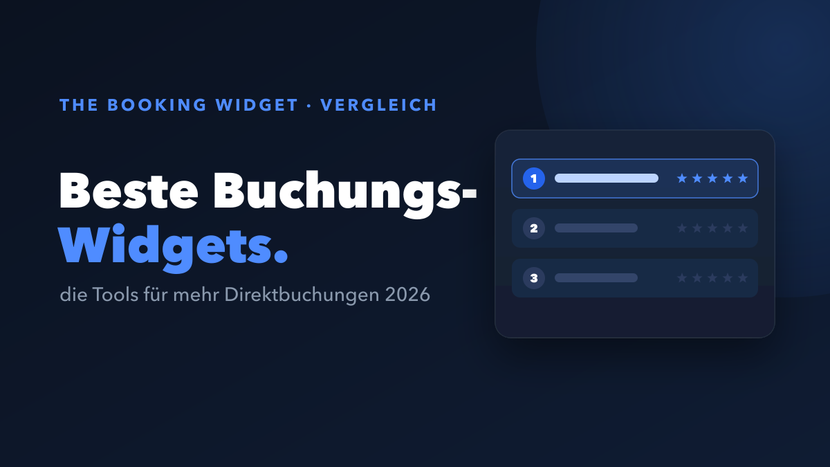 Die besten Direktbuchungs-Widgets für Kurzzeitvermietungen (2026)