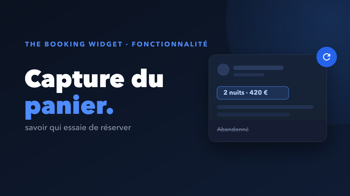 Capture des paniers abandonnés : sachez enfin qui essaie de réserver