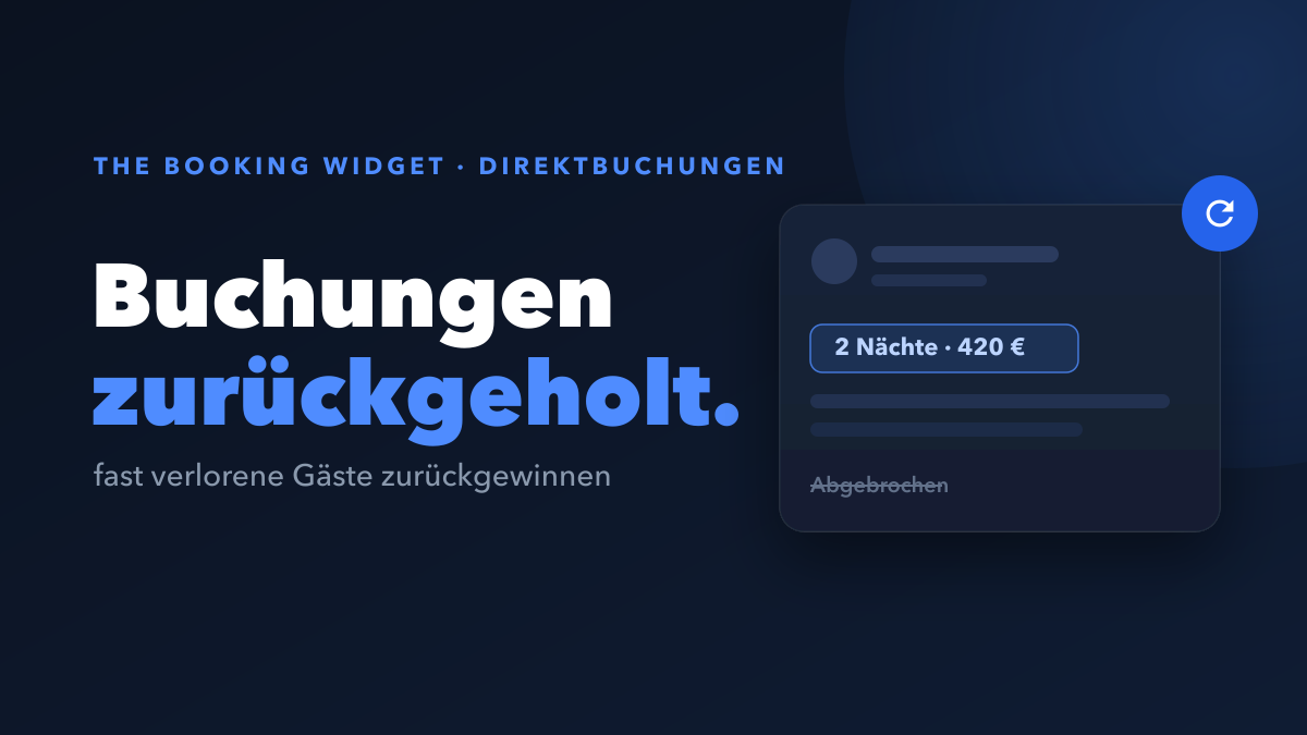 So gewinnen Sie die Direktbuchungen zurück, die Sie jede Woche verlieren