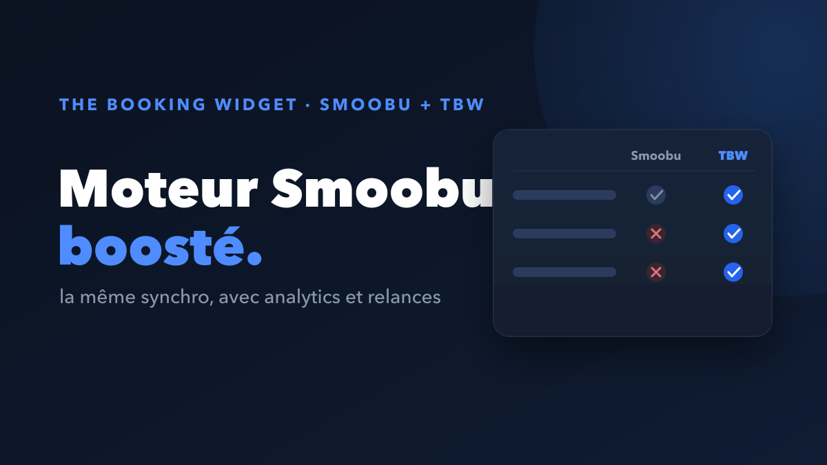 The Booking Widget : le moteur de réservation de Smoobu sous stéroïdes