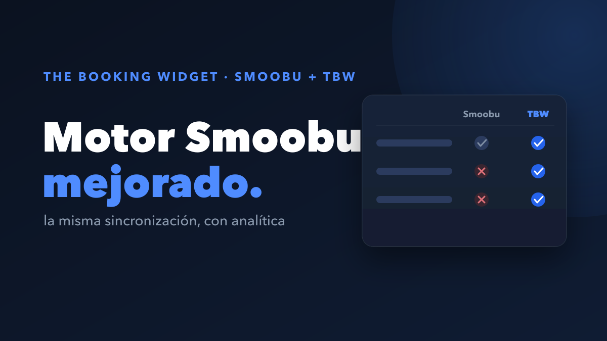 The Booking Widget: el motor de reservas de Smoobu con esteroides