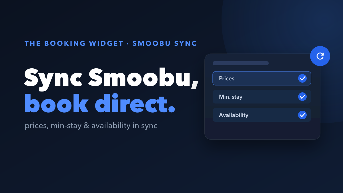 Sync Your Smoobu Account With a Better Direct Booking Website