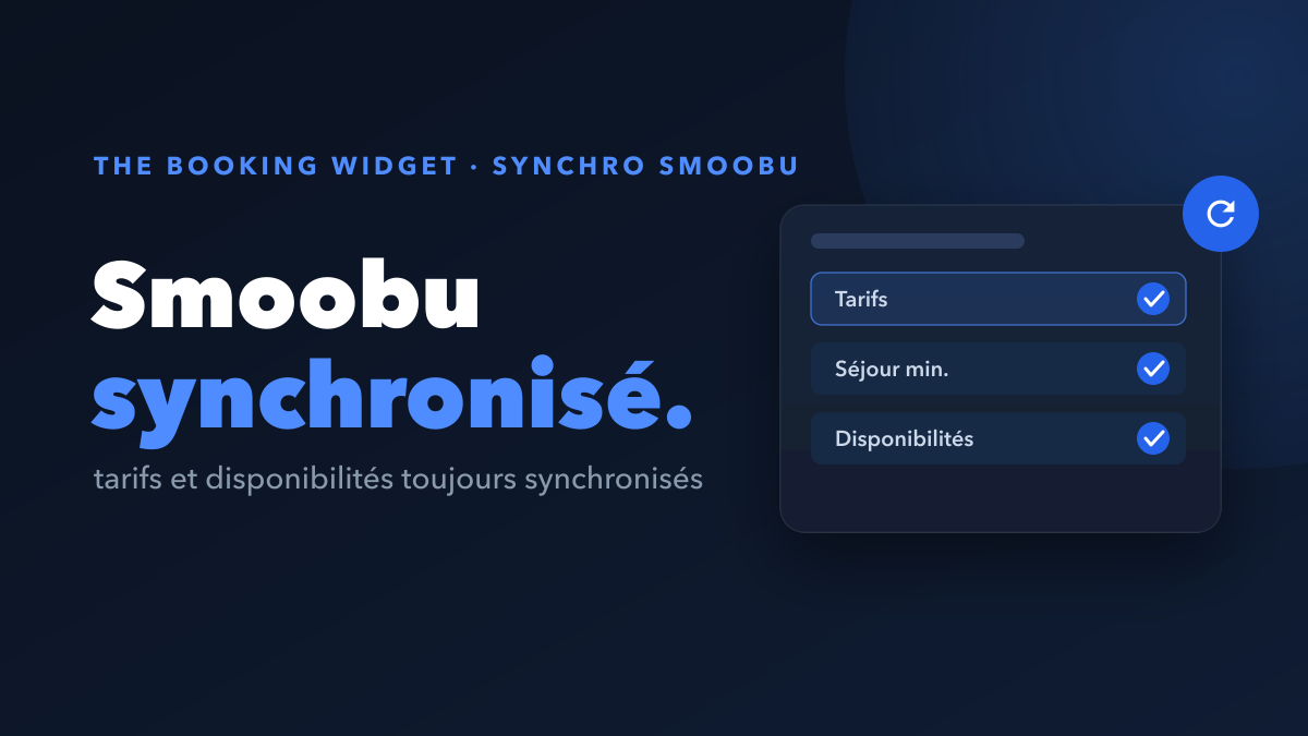 Synchronisez votre compte Smoobu avec un meilleur site de réservation directe