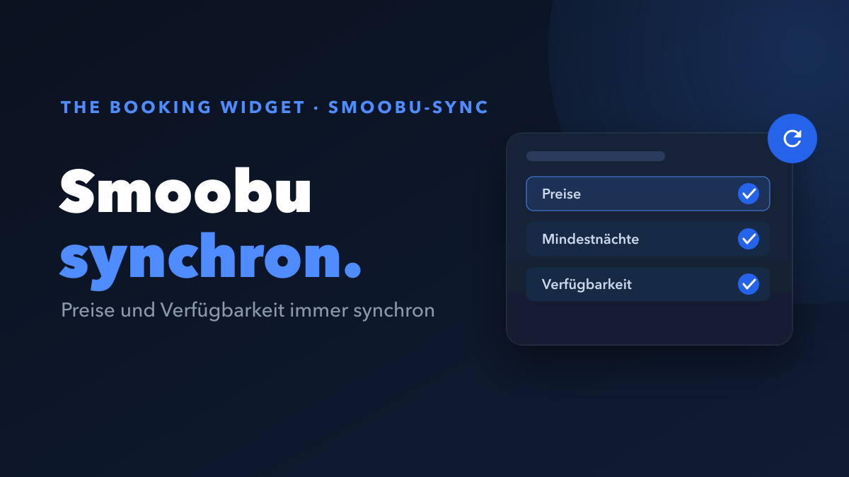 Synchronisieren Sie Ihr Smoobu-Konto mit einer besseren Direktbuchungs-Website