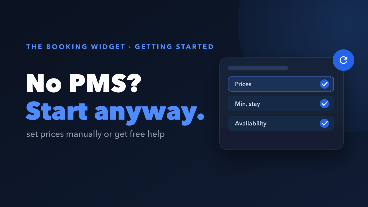 How to Take Direct Bookings When You Do Not Have a PMS Yet